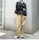 《別注》【TAION/タイオン】CREW NECK BUTTON DOWN JKT ダウンジャケット