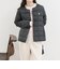 《別注》【TAION/タイオン】CREW NECK BUTTON DOWN JKT ダウンジャケット