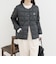 《別注》【TAION/タイオン】CREW NECK BUTTON DOWN JKT ダウンジャケット