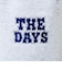【THE DAYS/ザ デイ】HIGE SWEAT PANTS 髭文字刺繍 スウェットパンツ 裏起毛
