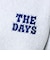 【THE DAYS/ザ デイ】HIGE SWEAT 髭文字刺繍 クルーネックスウェット 裏起毛