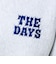 【THE DAYS/ザ デイ】HIGE SWEAT 髭文字刺繍 クルーネックスウェット 裏起毛