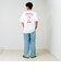 【THE DAYS/ザ デイ】HIGE MOJI ROMAJI TEE 髭文字 Tシャツ