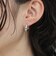 ビジュー埋込ワンタッチピアス