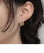 クリアストーンワンタッチピアス