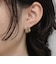クリアストーンワンタッチピアス