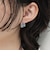 クリアストーンワンタッチピアス