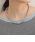 ビジューフックボールネックレス