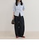 【WEB限定カラーあり】フロントギャザーコンパクトシャツ