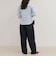【WEB限定カラーあり】フロントギャザーコンパクトシャツ
