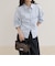 【WEB限定カラーあり】フロントギャザーコンパクトシャツ