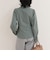 【WEB限定カラーあり】フロントギャザーコンパクトシャツ