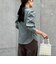 【WEB限定カラーあり】フロントギャザーコンパクトシャツ