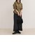 【WEB限定カラーあり】フロントギャザーコンパクトシャツ