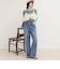 Soft color straight Denim