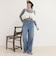 Soft color straight Denim