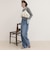 Soft color straight Denim