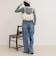Soft color straight Denim