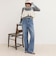 Soft color straight Denim