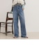 Soft color straight Denim