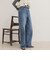 Soft color straight Denim
