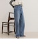 Soft color straight Denim