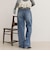 Soft color straight Denim