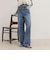Soft color straight Denim