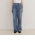 Soft color straight Denim