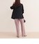 Soft color straight Denim