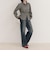 Dual Hem Lace Denim
