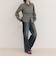 Dual Hem Lace Denim