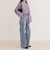 Dual Hem Lace Denim