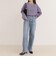 Dual Hem Lace Denim