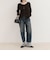 Dual Hem Lace Denim