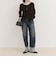 Dual Hem Lace Denim