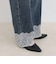 Dual Hem Lace Denim