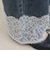Dual Hem Lace Denim