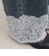Dual Hem Lace Denim