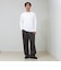 フクレジャガード幾何学柄 ロンT ロングスリーブTシャツ