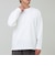 フクレジャガード幾何学柄 ロンT ロングスリーブTシャツ
