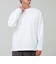 フクレジャガード幾何学柄 ロンT ロングスリーブTシャツ