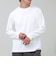フクレジャガード幾何学柄 ロンT ロングスリーブTシャツ