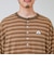 【GEVACO/ゲバコ】ヘンリーネックボーダー ロングスリーブTシャツ