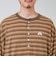 【GEVACO/ゲバコ】ヘンリーネックボーダー ロングスリーブTシャツ