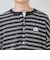 【GEVACO/ゲバコ】ヘンリーネックボーダー ロングスリーブTシャツ
