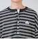 【GEVACO/ゲバコ】ヘンリーネックボーダー ロングスリーブTシャツ