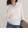チュールレイヤードレースロンTシャツ