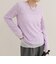 チュールレイヤードレースロンTシャツ
