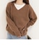 FOX MIX Vネックニットプルオーバー